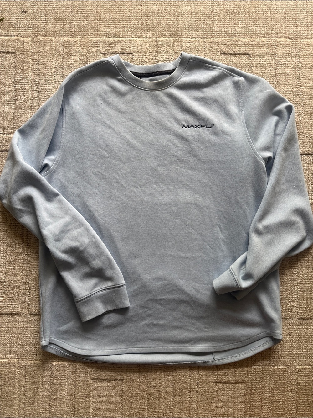 Maxfli/VRST Light Blue Crewneck Pullover